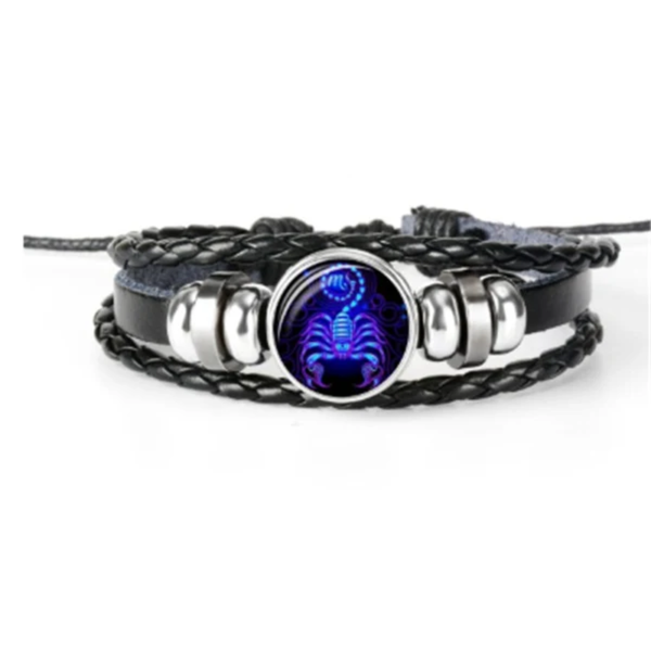 Zodiac Constellation Bracelet Braided Design Bracelet for Men Women Kids - Image 19