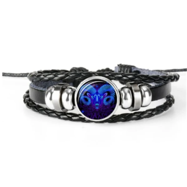 Zodiac Constellation Bracelet Braided Design Bracelet for Men Women Kids - Image 10