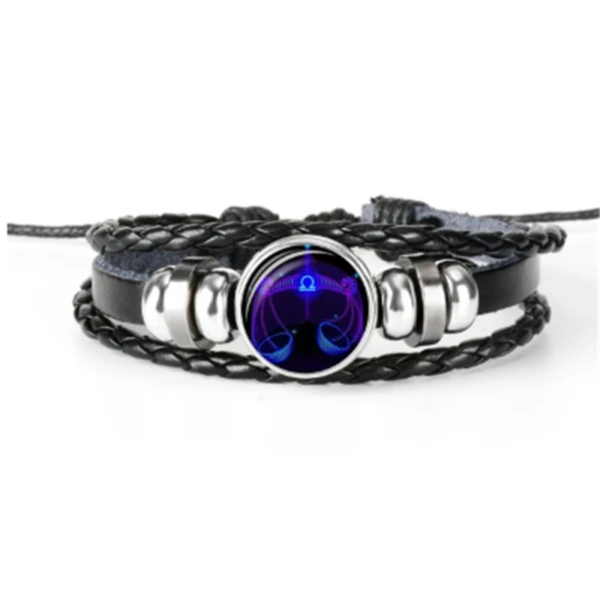 Zodiac Constellation Bracelet Braided Design Bracelet for Men Women Kids - Image 16