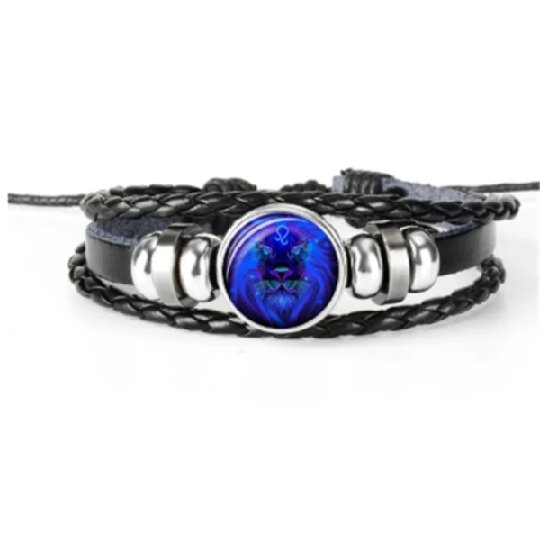 Zodiac Constellation Bracelet Braided Design Bracelet for Men Women Kids - Image 15