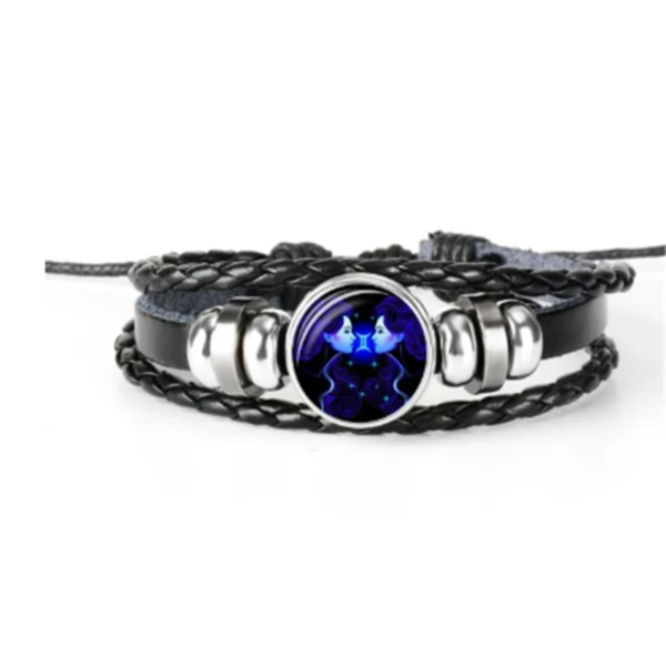 Zodiac Constellation Bracelet Braided Design Bracelet for Men Women Kids - Image 14