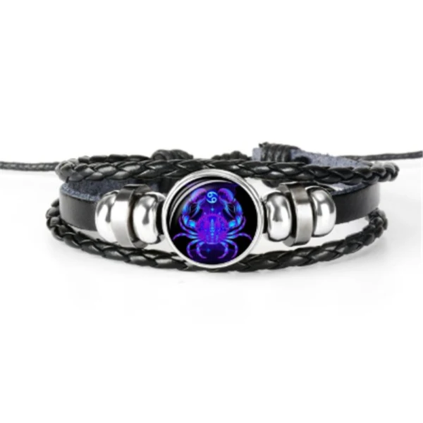 Zodiac Constellation Bracelet Braided Design Bracelet for Men Women Kids - Image 12